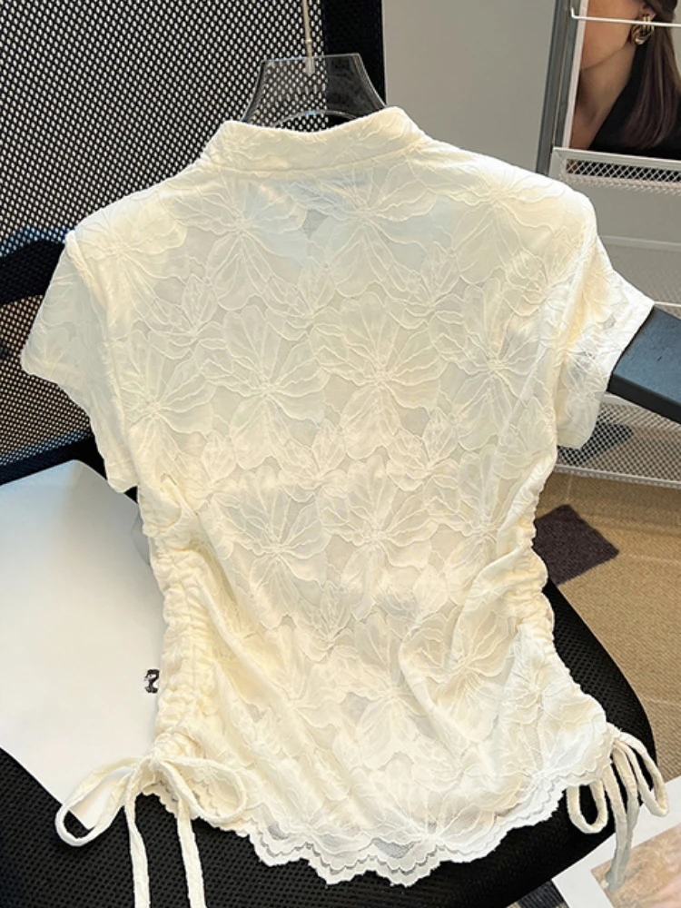 Chinesischen Stil Shirts Stehe – Summer Clothing Drawing Bewertung und Preis