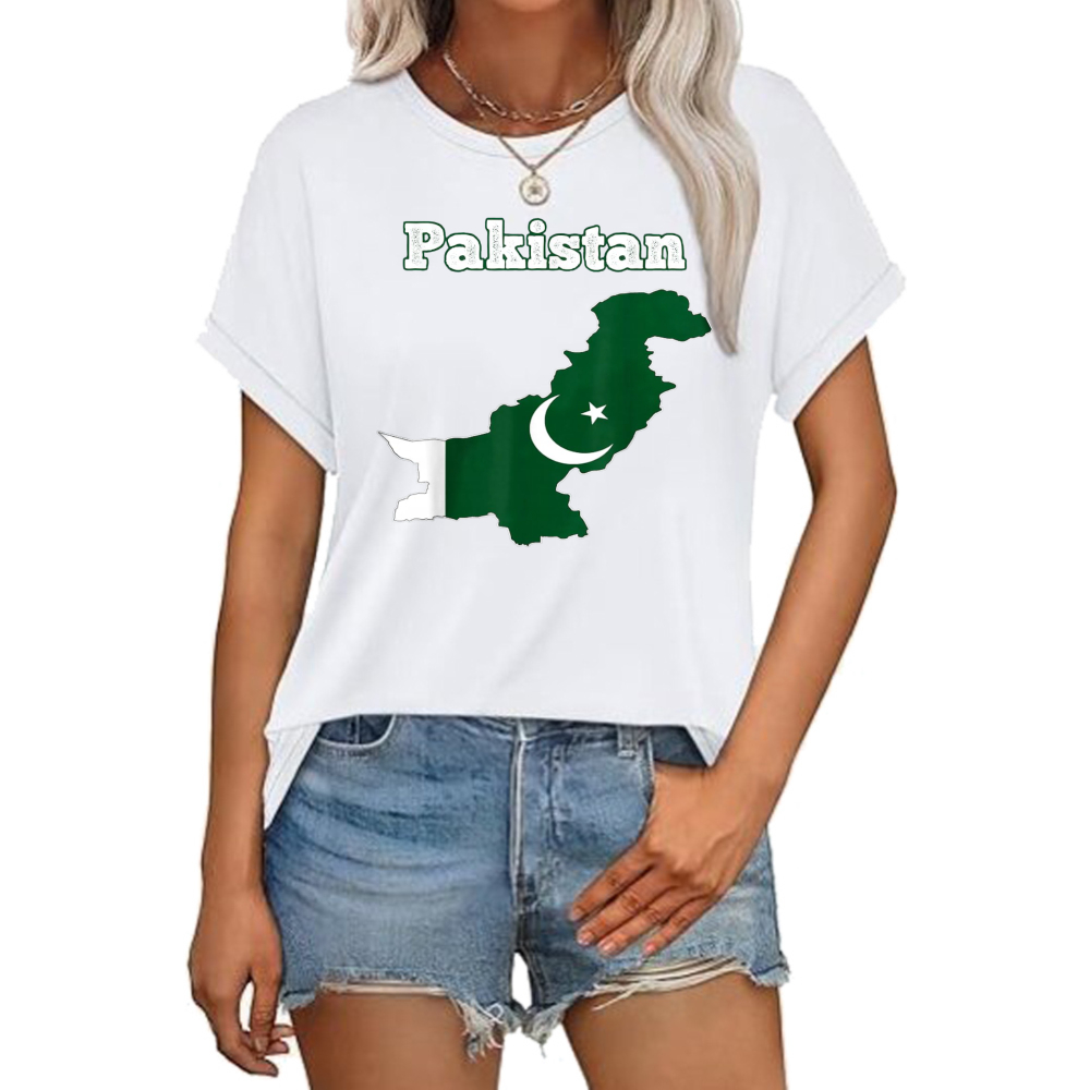 Pakistan-Flaggen-T-Shirt zum 1 – Summer Clothing Pakistan Bewertung und Preis