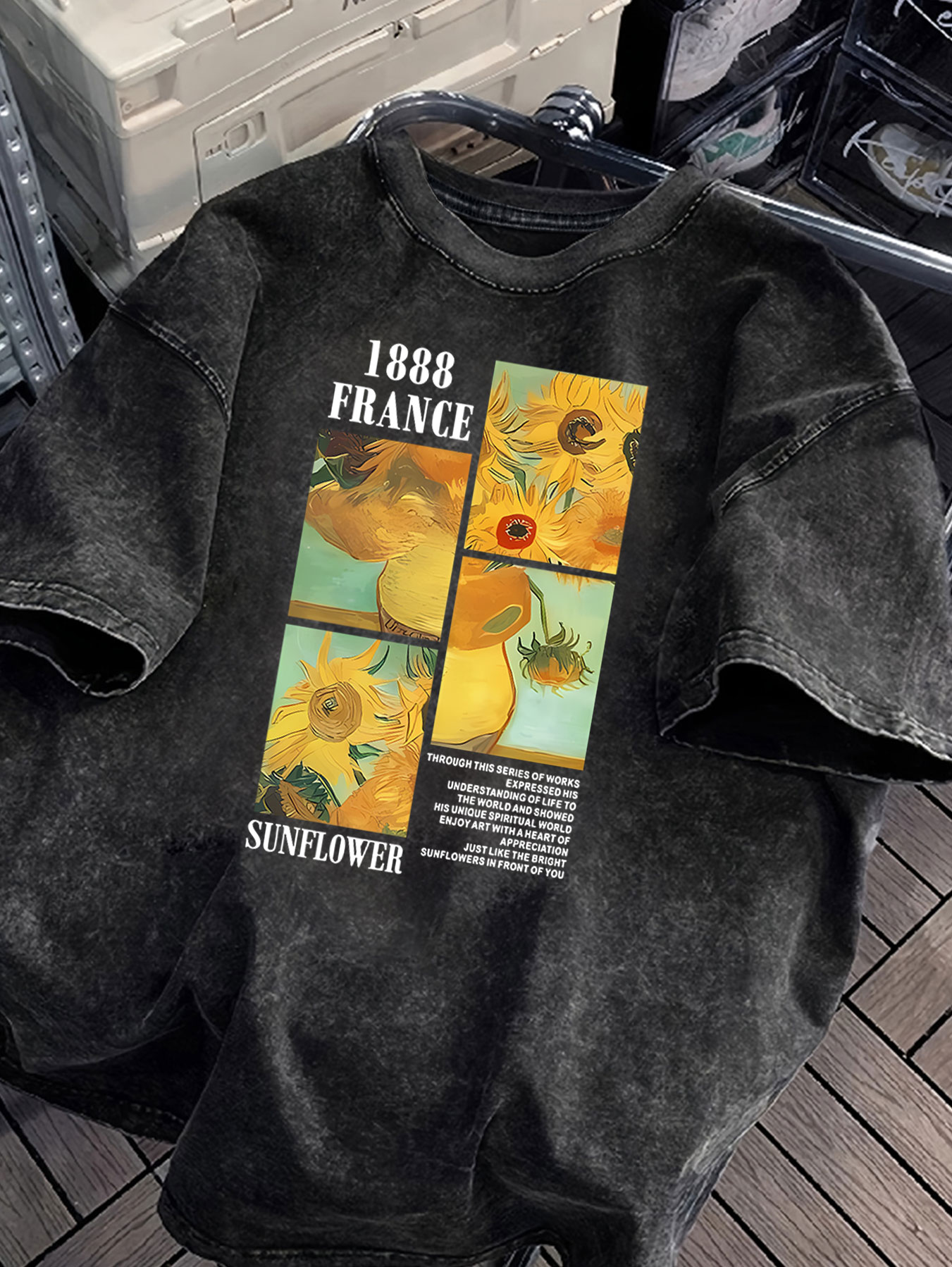 Gewaschene Vintage-T-Shirts fü – Summer Clothing Drawing Bewertung und Preis