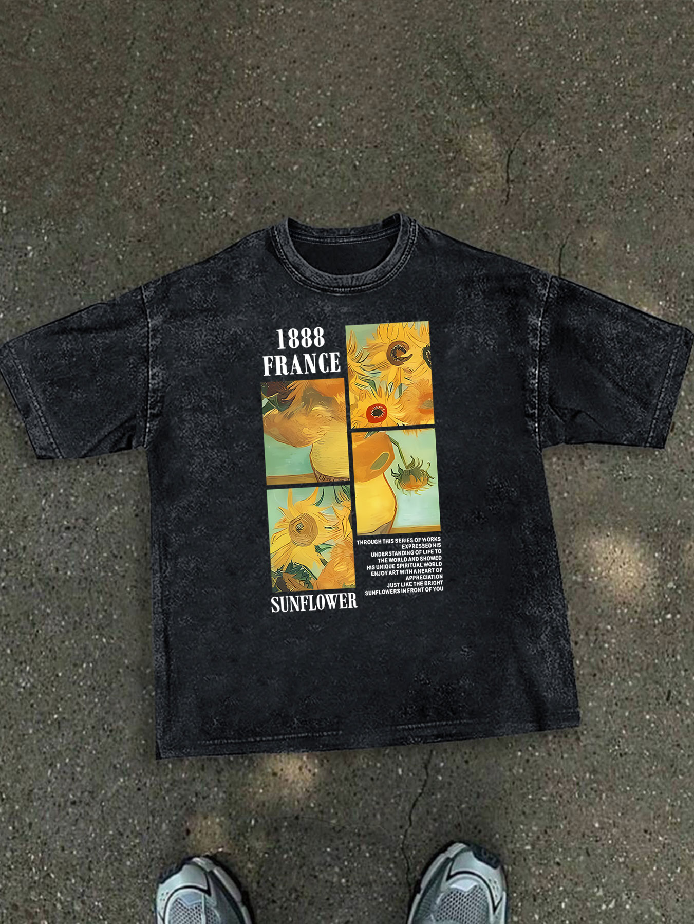 Gewaschene Vintage-T-Shirts fü – Summer Clothing Drawing Bewertung und Preis