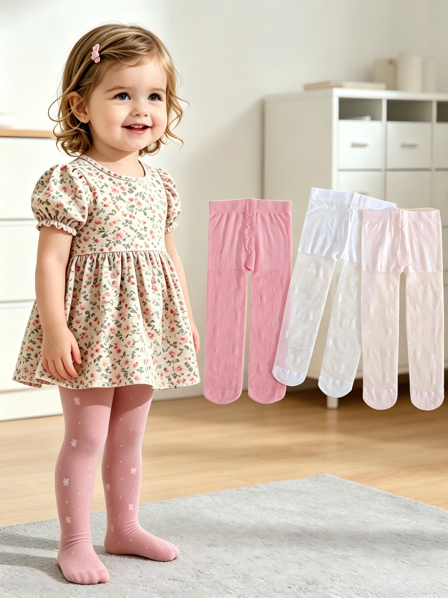 3er-Pack Strumpfhosen mit Blum – Summer Clothing Baby Girl Bewertung und Preis