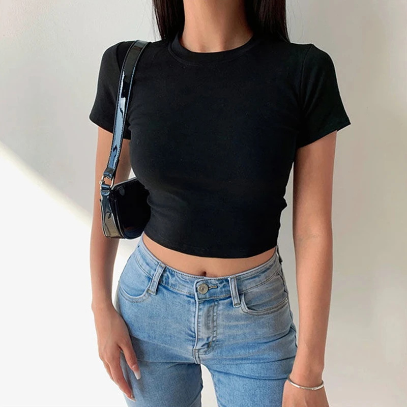 Kurzarm T-Shirt Frauen Solide  – Summer Zara Bewertung und Preis