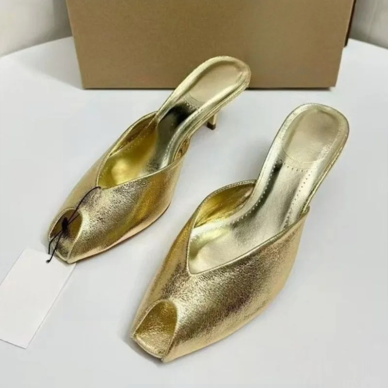 Damen-Pumps Designer Gold Dame – Summer Clothing Stores Bewertung und Preis